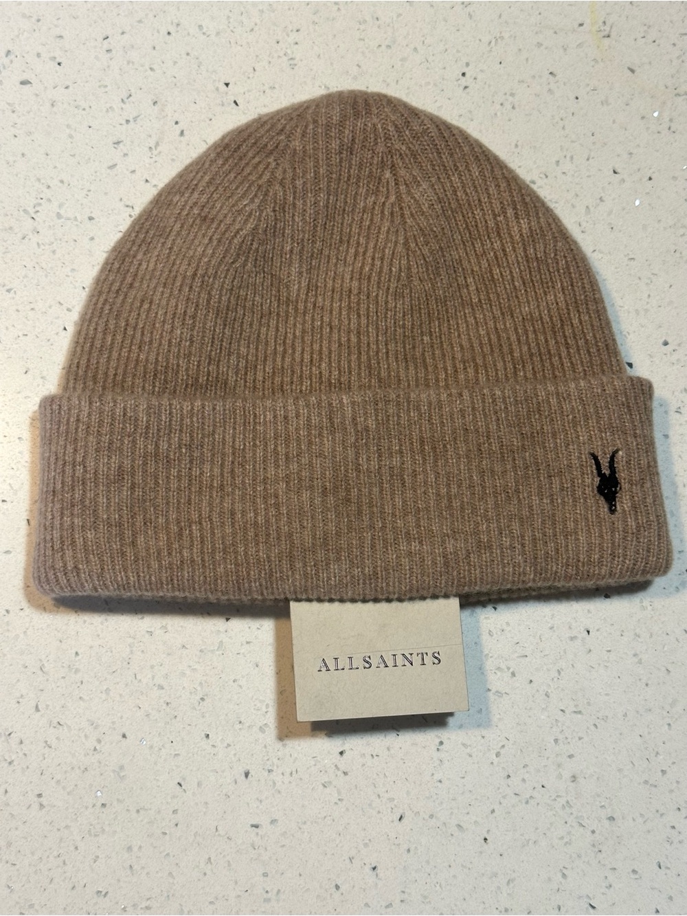 NEW AllSaints / Ramskull Unisex Wool Beanie / new with tags and flawless